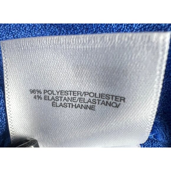 Kasper Womens Plus Size 24W Royal Blue Straight-Leg Pants - Picture 5 of 14